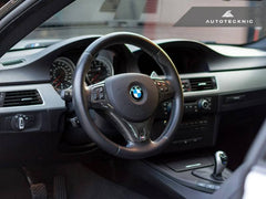 Kies-Motorsports AutoTecknic USA AutoTecknic Carbon Fiber Steering Wheel Trim - E9X M3 | E82 1M Coupe