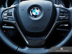 Kies-Motorsports AutoTecknic USA AutoTecknic Carbon Fiber Steering Wheel Trim - F25 X3 | F26 X4 | F15 X5 | F16 X6