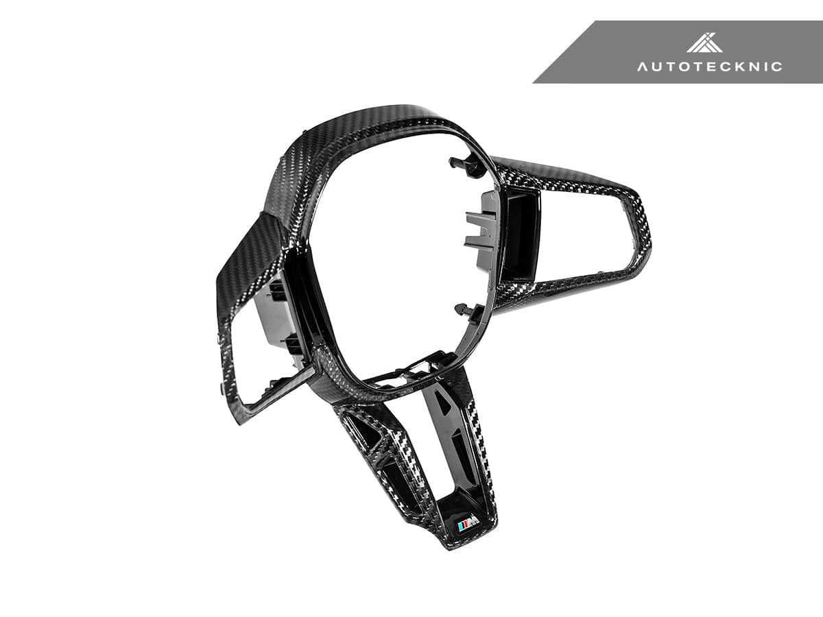Kies-Motorsports AutoTecknic USA AutoTecknic Carbon Fiber Steering Wheel Trim - G45 X3 M-Sport G45 X3 M-Sport