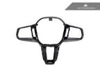 Kies-Motorsports AutoTecknic USA AutoTecknic Carbon Fiber Steering Wheel Trim - G60/ G61 5-Series