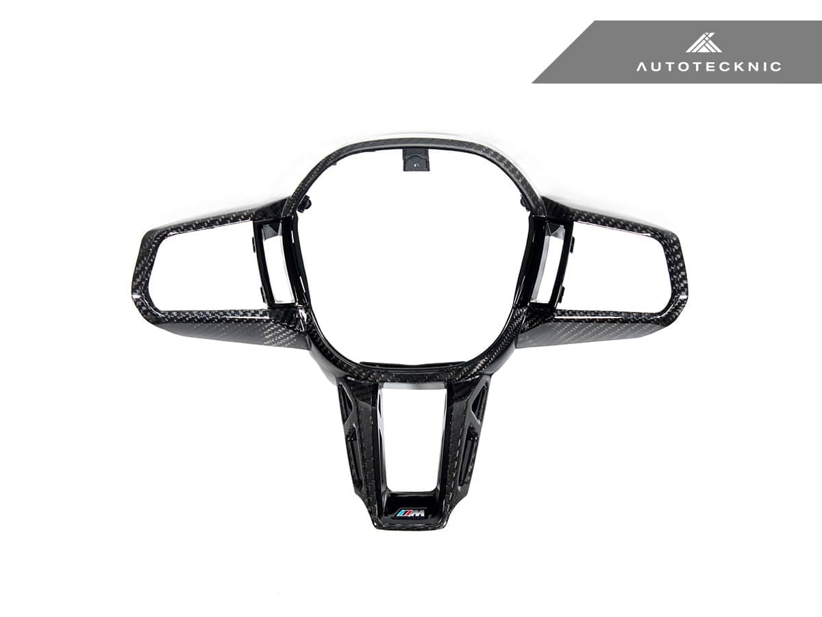 Kies-Motorsports AutoTecknic USA AutoTecknic Carbon Fiber Steering Wheel Trim - G60/ G61 5-Series