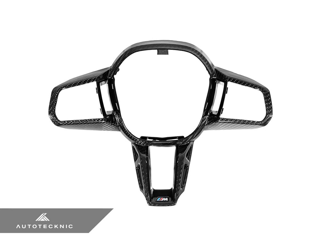 Kies-Motorsports AutoTecknic USA AutoTecknic Carbon Fiber Steering Wheel Trim - G60/ G61 5-Series