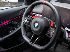 Kies-Motorsports AutoTecknic USA AutoTecknic Carbon Fiber Steering Wheel Trim - G90/ G99 M5