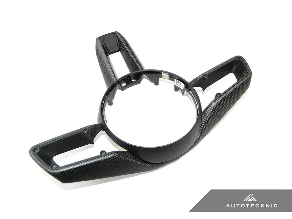 Kies-Motorsports AutoTecknic USA AutoTecknic Carbon Fiber Steering Wheel Trim - Porsche 992 Models