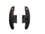 Kies-Motorsports AutoTecknic USA AutoTecknic Carbon Fiber V2 Pole Position Shift Paddles - BMW G9X M5 & More 2024-Up Red Shift Indicators & Grip / Gloss Carbon Finish