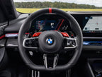 Kies-Motorsports AutoTecknic USA AutoTecknic Carbon Fiber V2 Pole Position Shift Paddles - G9X M5 & More 2024-Up Red Shift Indicators & Grip / Gloss Carbon Finish