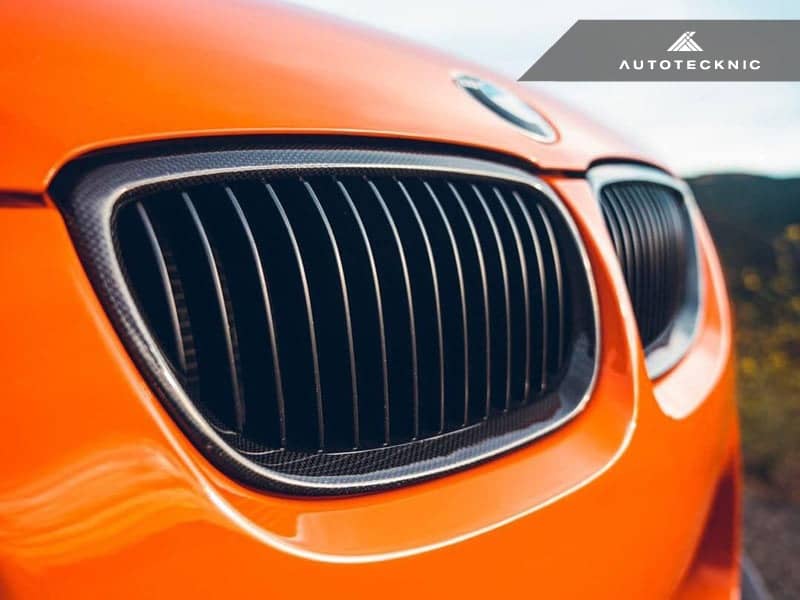 Kies-Motorsports AutoTecknic USA AutoTecknic Carbon Front Grille Set - E92/ E93 3-Series Pre-LCI (Including E9X M3)