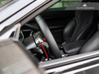 Kies-Motorsports AutoTecknic USA AutoTecknic Carbon LCI Steering Wheel Top Cover - G8X M2/ M3/ M4