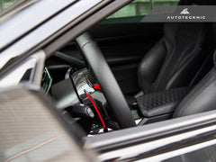 Kies-Motorsports AutoTecknic USA AutoTecknic Carbon LCI Steering Wheel Top Cover - G8X M2/ M3/ M4
