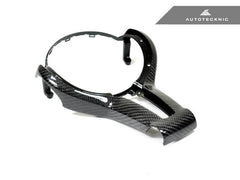 Kies-Motorsports AutoTecknic USA AutoTecknic Carbon Outer Steering Wheel Trim - F-Chassis M Vehicles