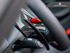 Kies-Motorsports AutoTecknic USA AutoTecknic Carbon Steering Wheel Top Cover - G01 X3 | G02 X4