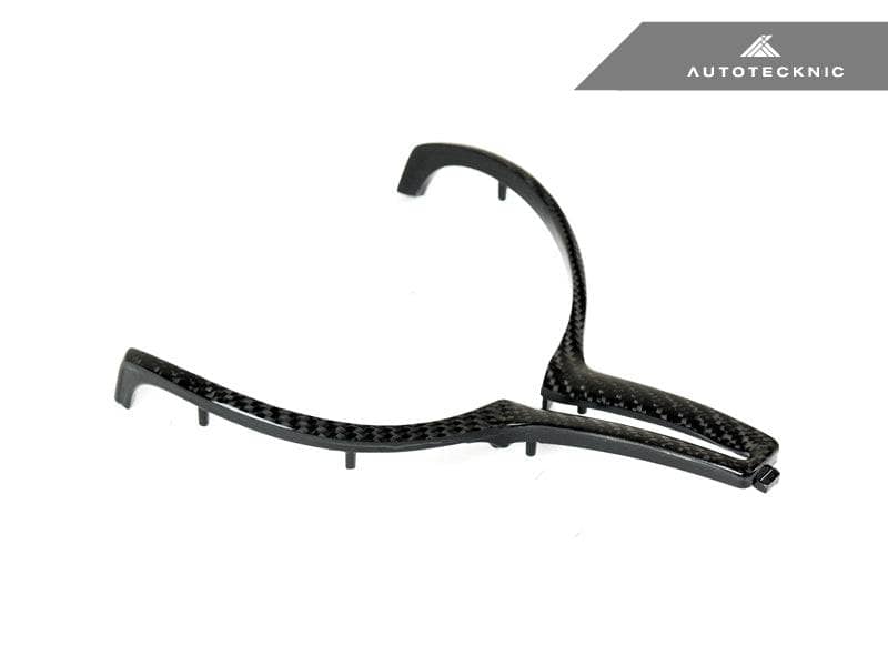 Kies-Motorsports AutoTecknic USA AutoTecknic Carbon Steering Wheel Trim - BMW F87 M2 | F80 M3 | F82/ F83 M4 | F10 M5 LCI | F06/ F12/ F13 M6 F87 M2 / Twill Weave (2X2)