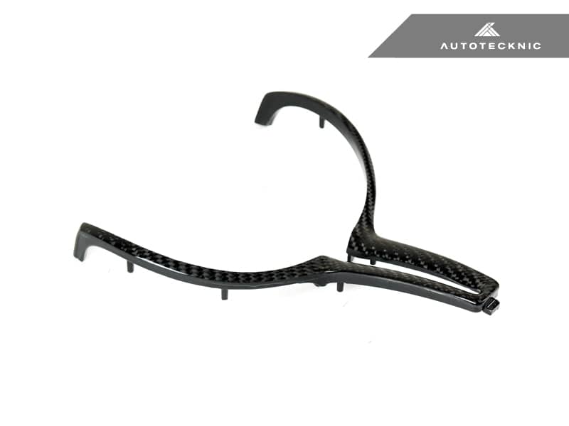 Kies-Motorsports AutoTecknic USA AutoTecknic Carbon Steering Wheel Trim - F87 M2 | F80 M3 | F82/ F83 M4 | F10 M5 LCI | F06/ F12/ F13 M6 F87 M2 / Twill Weave (2X2)