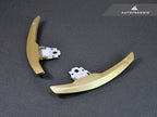 Kies-Motorsports AutoTecknic USA AutoTecknic Competition Shift Paddles - F30/ F31 3-Series Champion Gold