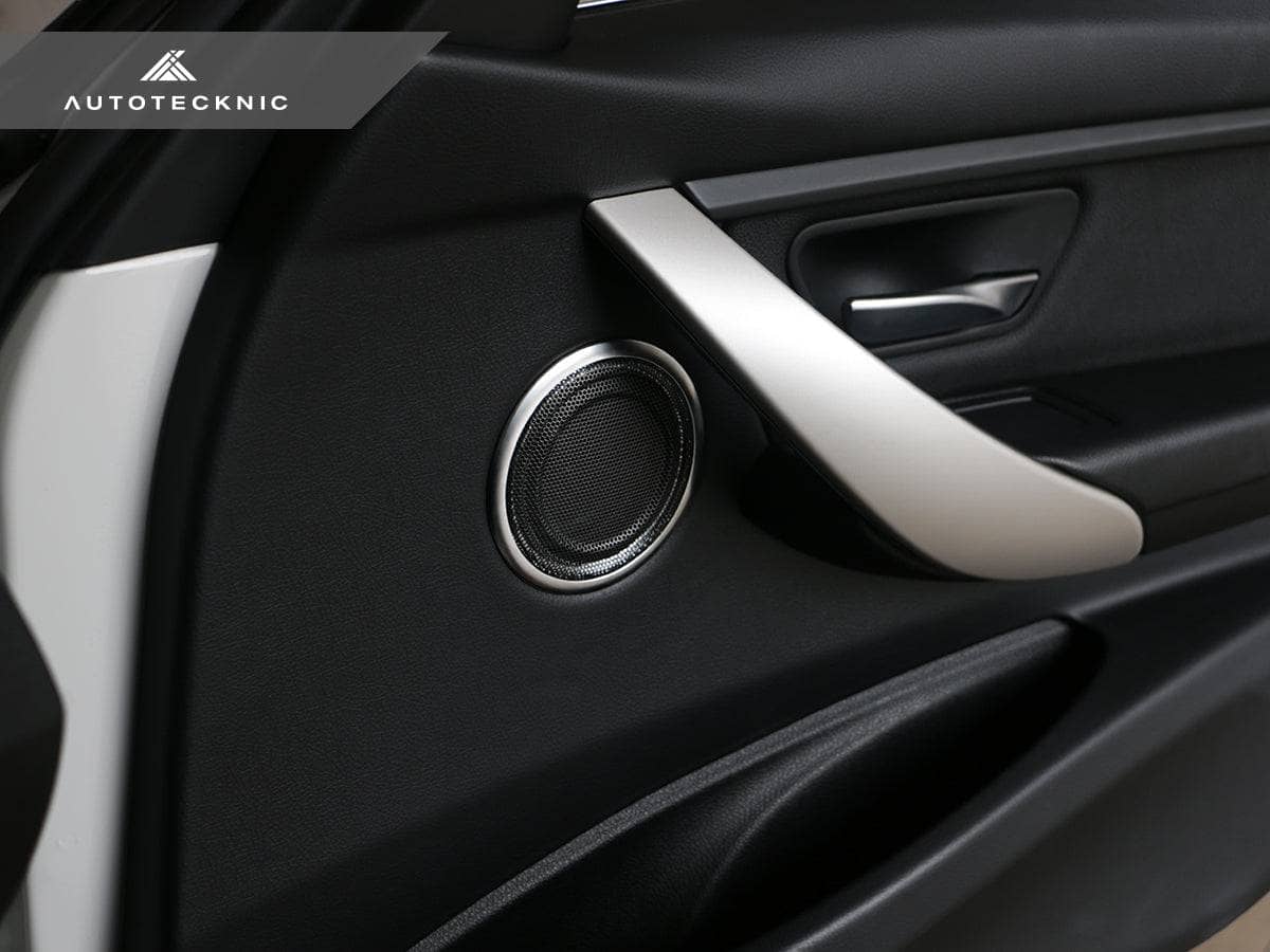 Kies-Motorsports AutoTecknic USA AutoTecknic Door Panel Speaker Mesh Cover Set - BMW F-Chassis