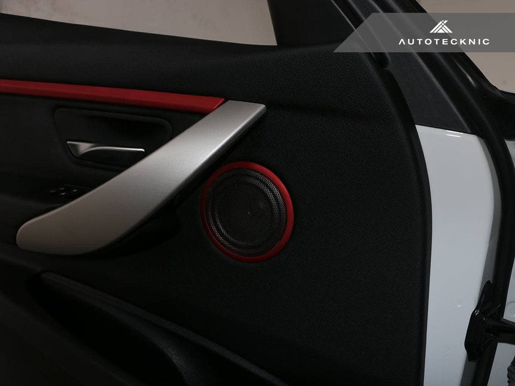 Kies-Motorsports AutoTecknic USA AutoTecknic Door Panel Speaker Mesh Cover Set - BMW F-Chassis