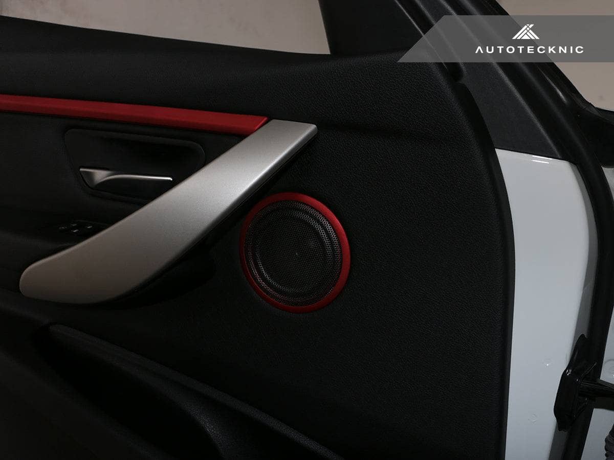 Kies-Motorsports AutoTecknic USA AutoTecknic Door Panel Speaker Mesh Cover Set - BMW F-Chassis