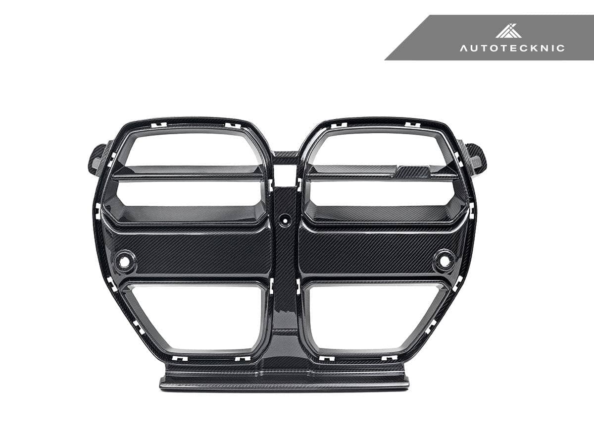 Kies-Motorsports AutoTecknic USA AutoTecknic Dry Carbon Avanzato Front Grille - G80 M3 | G82/ G83 M4 Main image
