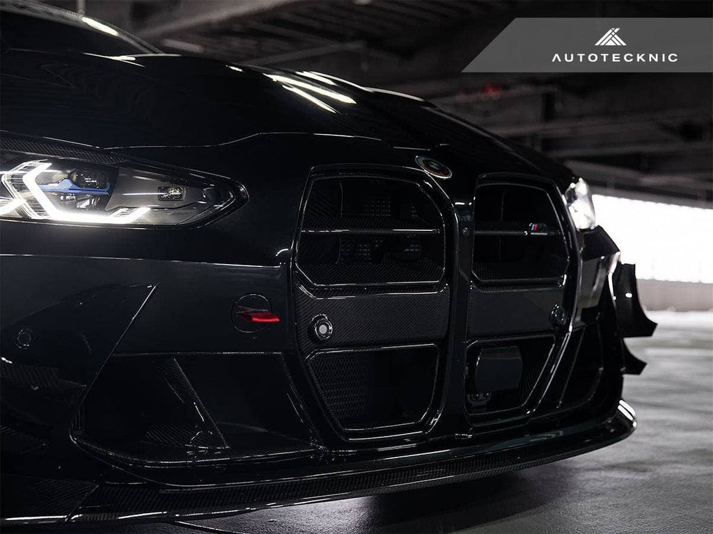 Kies-Motorsports AutoTecknic USA AutoTecknic Dry Carbon Avanzato Front Grille - G80 M3 | G82/ G83 M4