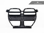 Kies-Motorsports AutoTecknic USA AutoTecknic Dry Carbon Avanzato Front Grille - G80 M3 | G82/ G83 M4