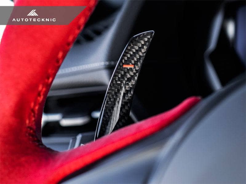 Kies-Motorsports AutoTecknic USA AutoTecknic Dry Carbon Battle Version Shift Paddles - A90 Supra 2020-Up