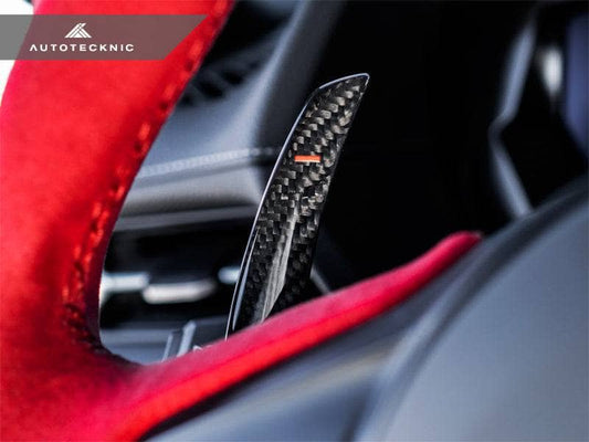 Kies-Motorsports AutoTecknic USA AutoTecknic Dry Carbon Battle Version Shift Paddles - A90 Supra 2020-Up