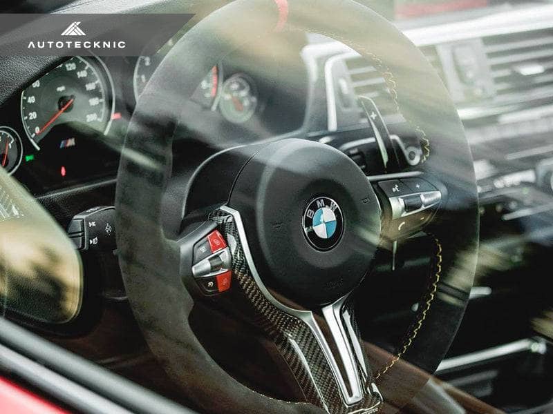 Kies-Motorsports AutoTecknic USA AutoTecknic Dry Carbon Battle Version Shift Paddles - BMW F87 M2 | F80 M3 | F82/ F83 M4 | F10 M5 LCI | F06/ F12/ F13 M6 | F85 X5M | F86 X6M
