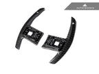 Kies-Motorsports AutoTecknic USA AutoTecknic Dry Carbon Battle Version Shift Paddles - F44 2-Series F44- 2-Series / White Shift Indicators / Gloss Carbon Finish