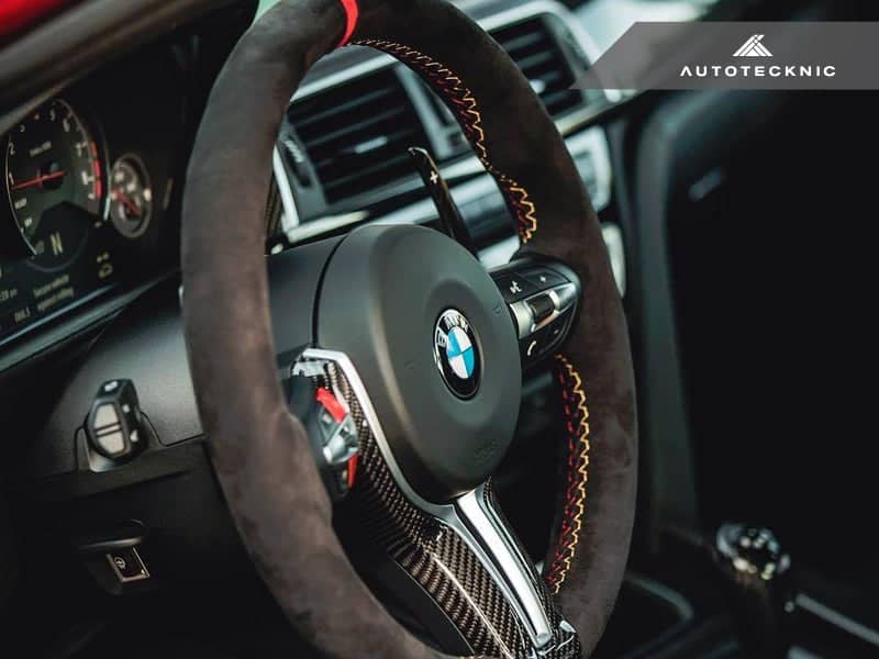 Kies-Motorsports AutoTecknic USA AutoTecknic Dry Carbon Battle Version Shift Paddles - F87 M2 | F80 M3 | F82/ F83 M4 | F10 M5 LCI | F06/ F12/ F13 M6 | F85 X5M | F86 X6M