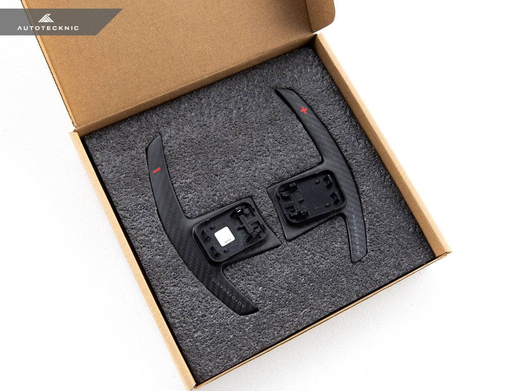 Kies-Motorsports AutoTecknic USA AutoTecknic Dry Carbon Battle Version Shift Paddles - F90 M5 | G30 5-Series | G32 6-Series GT