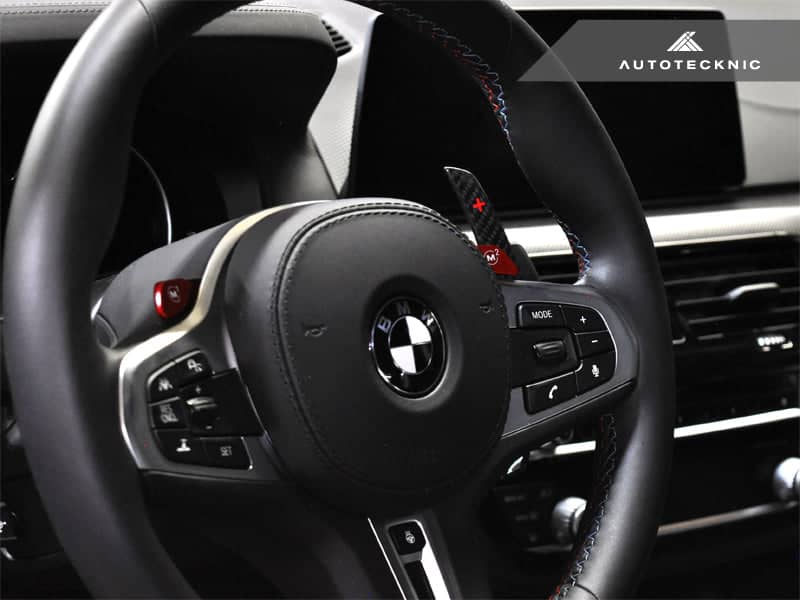 Kies-Motorsports AutoTecknic USA AutoTecknic Dry Carbon Battle Version Shift Paddles - F97 X3M | F98 X4M Main image