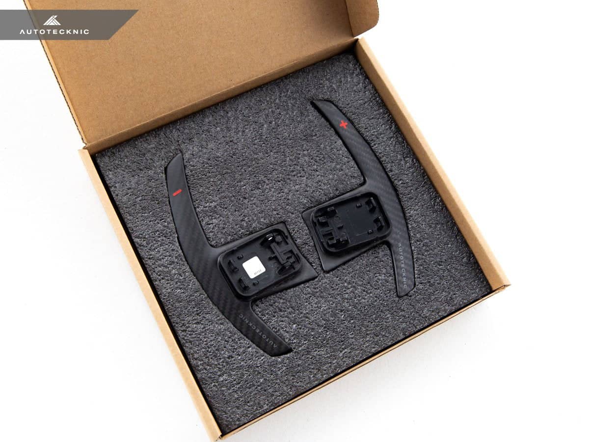 Kies-Motorsports AutoTecknic USA AutoTecknic Dry Carbon Battle Version Shift Paddles - G42 2-Series Coupe