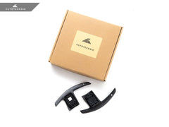 Kies-Motorsports AutoTecknic USA AutoTecknic Dry Carbon Battle Version Shift Paddles - G42 2-Series Coupe G42 2-Series Coupe / White Shift Indicators / Matte Carbon Finish