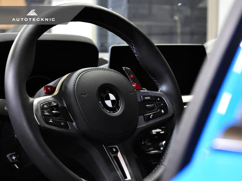Kies-Motorsports AutoTecknic USA AutoTecknic Dry Carbon Battle Version Shift Paddles - G80 M3 | G82 M4