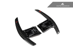 Kies-Motorsports AutoTecknic USA AutoTecknic Dry Carbon Battle Version Shift Paddles - G87 M2 G87 M2 / Red Shift Indicators / Gloss Carbon Finish