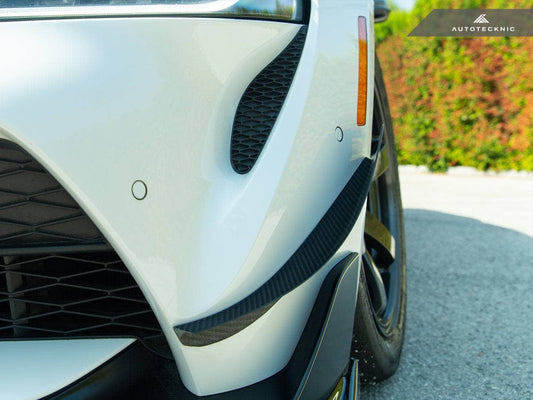 Kies-Motorsports AutoTecknic USA AutoTecknic Dry Carbon Canard Set - A90 Supra 2020-Up
