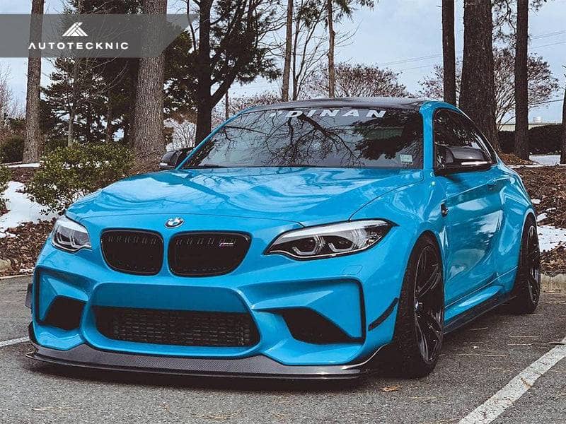 Kies-Motorsports AutoTecknic USA AutoTecknic Dry Carbon Canard Set - F87 M2 | M2 Competition