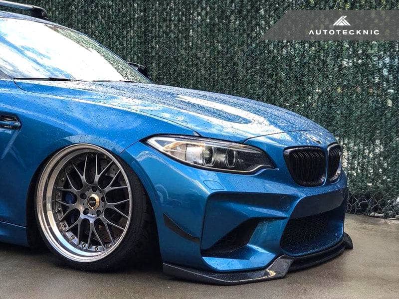 Kies-Motorsports AutoTecknic USA AutoTecknic Dry Carbon Canard Set - F87 M2 | M2 Competition