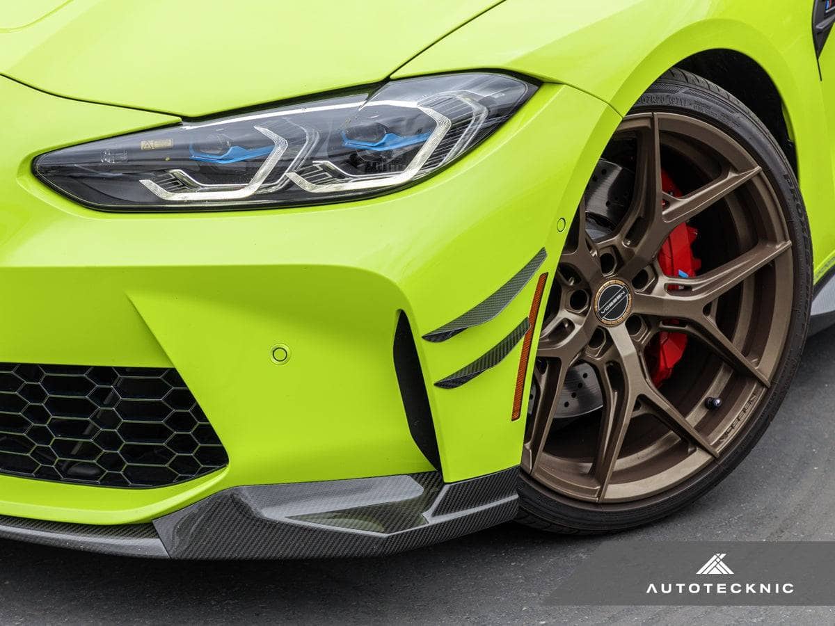 Kies-Motorsports AutoTecknic USA AutoTecknic Dry Carbon Canard Set - G80 M3 | G82 M4