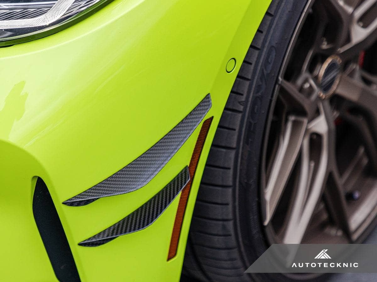 Kies-Motorsports AutoTecknic USA AutoTecknic Dry Carbon Canard Set - G80 M3 | G82 M4 Main image