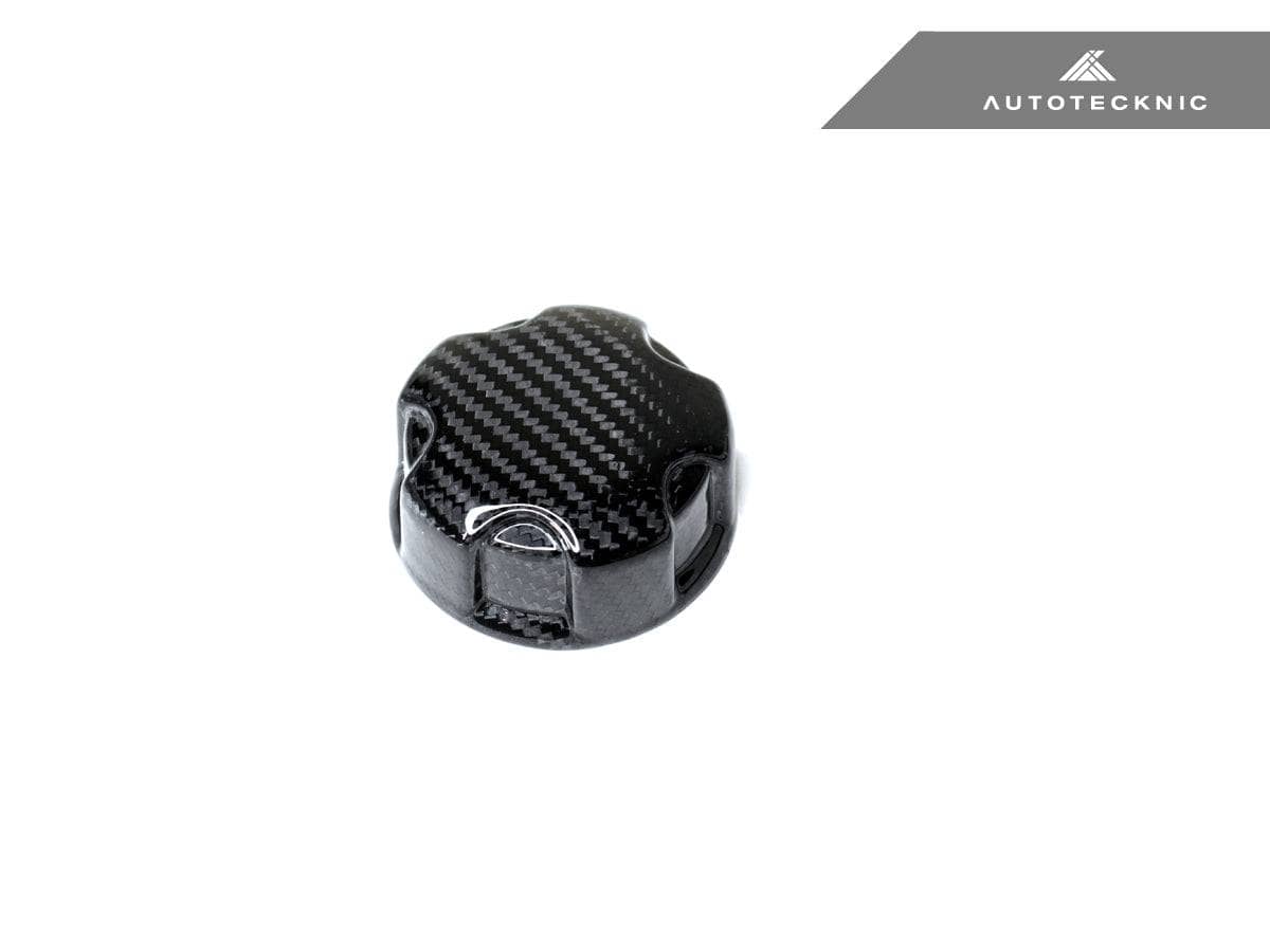 Kies-Motorsports AutoTecknic USA AutoTecknic Dry Carbon Charge Cooler Tank Cap Cover - F87 M2 Competition / M2 CS