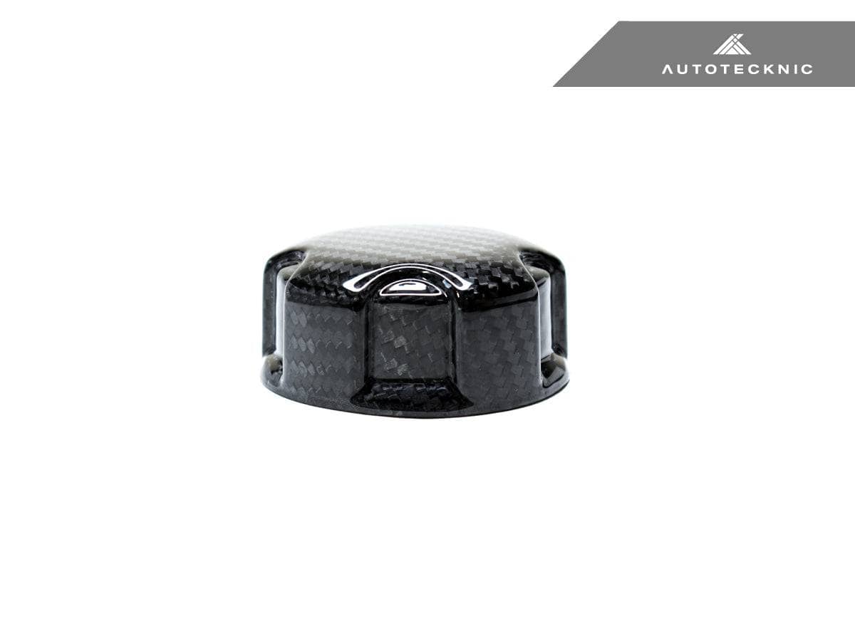Kies-Motorsports AutoTecknic USA AutoTecknic Dry Carbon Charge Cooler Tank Cap Cover - F87 M2 Competition / M2 CS