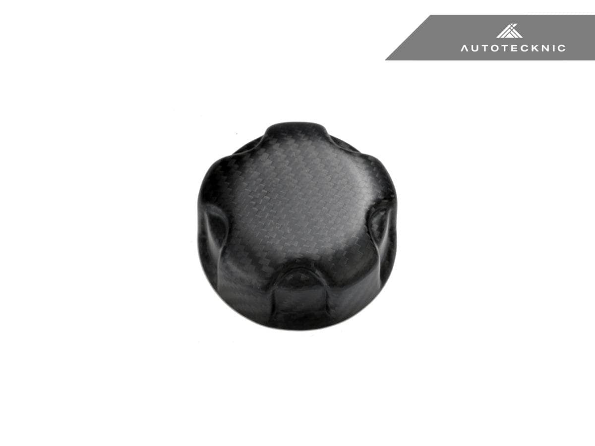 Kies-Motorsports AutoTecknic USA AutoTecknic Dry Carbon Charge Cooler Tank Cap Cover - F87 M2 Competition / M2 CS