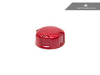 Kies-Motorsports AutoTecknic USA AutoTecknic Dry Carbon Charge Cooler Tank Cap Cover - F87 M2 Competition / M2 CS F87 M2 Competition / Red Carbon - 3K Twill Weave (2X2)