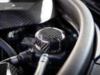 Kies-Motorsports AutoTecknic USA AutoTecknic Dry Carbon Charge Cooler Tank Cap Cover - F95 X5M | F96 X6M