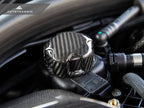 Kies-Motorsports AutoTecknic USA AutoTecknic Dry Carbon Charge Cooler Tank Cap Cover - G01 X3 | G02 X4