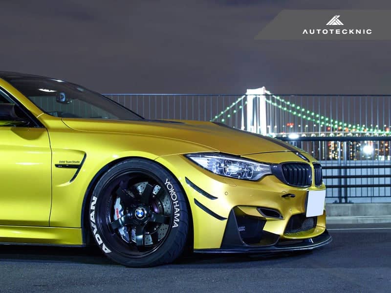 Kies-Motorsports AutoTecknic USA AutoTecknic Dry Carbon Competition Brake Air Ducts - F80 M3 | F82/ F83 M4