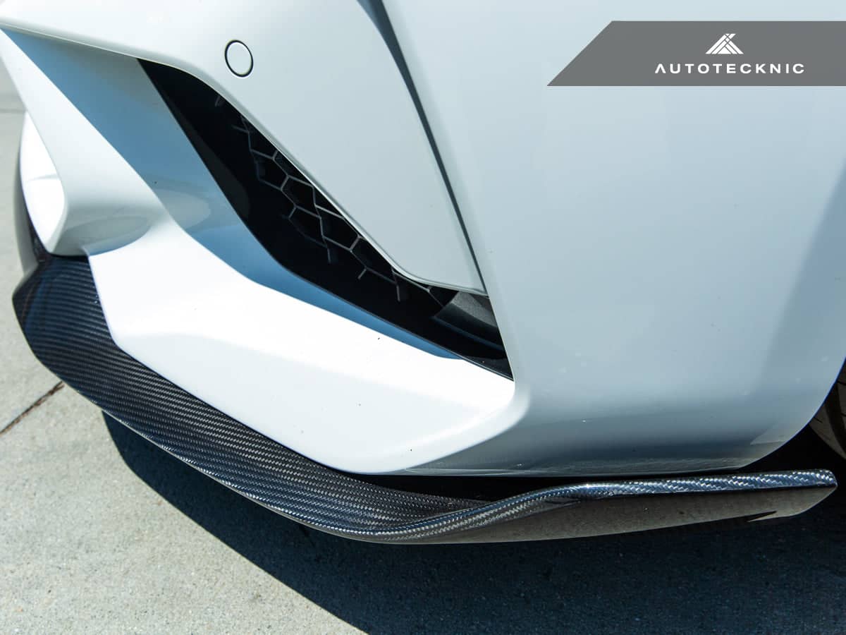Kies-Motorsports AutoTecknic USA AutoTecknic Dry Carbon Competition Front Aero Lip - F87 M2 Competition