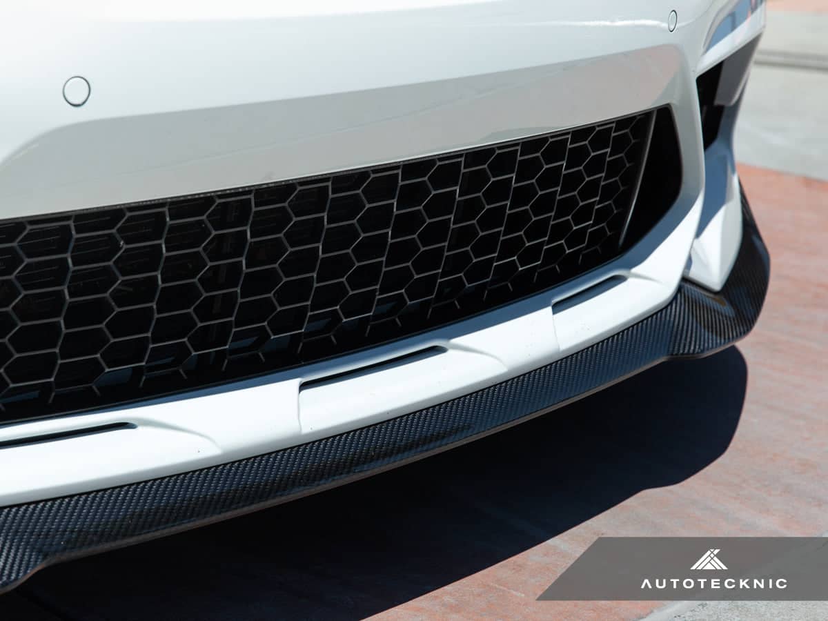 Kies-Motorsports AutoTecknic USA AutoTecknic Dry Carbon Competition Front Aero Lip - F87 M2 Competition