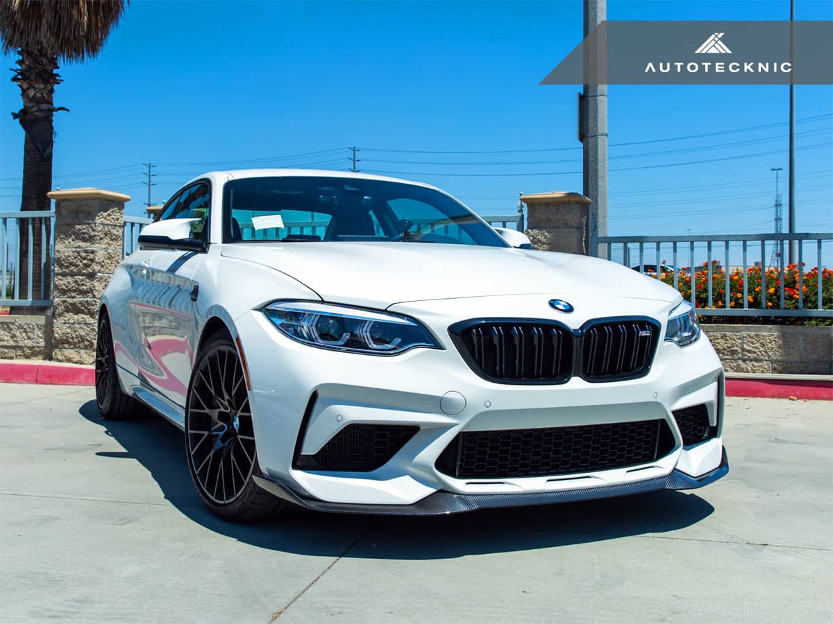 Kies-Motorsports AutoTecknic USA AutoTecknic Dry Carbon Competition Front Aero Lip - F87 M2 Competition Main image